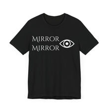 Load image into Gallery viewer, Mirror Mirror Unisex Tee - Stylish Black Short Sleeve Shirt