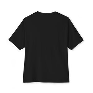 Funny Cat Lover Unisex Oversized Boxy Tee - "I’d Rather Have a Cat on My Lap Than a Man on My Last Nerve"