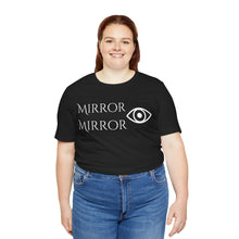 Load image into Gallery viewer, Mirror Mirror Unisex Tee - Stylish Black Short Sleeve Shirt