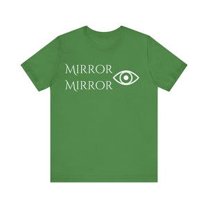 Mirror Mirror Unisex Tee - Stylish Black Short Sleeve Shirt