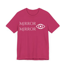 Load image into Gallery viewer, Mirror Mirror Unisex Tee - Stylish Black Short Sleeve Shirt